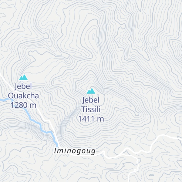 Map of Jebel Tissili
