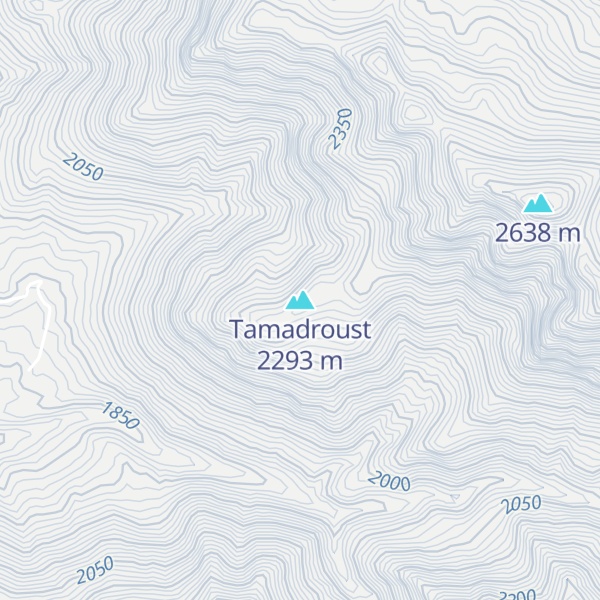 Map of Tamadroust