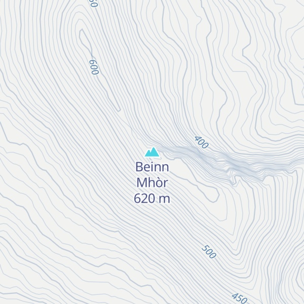 Map of Beinn Mhòr