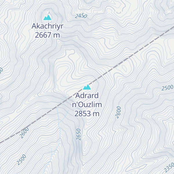 Map of Adrard n'Ouzlim