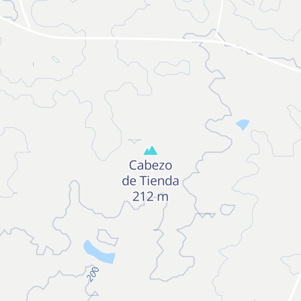 Map of Cabezo de Tienda