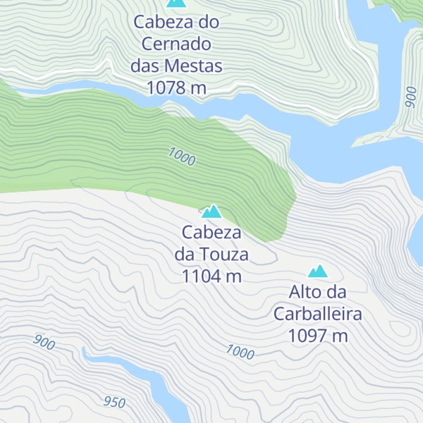 Map of Cabeza da Touza