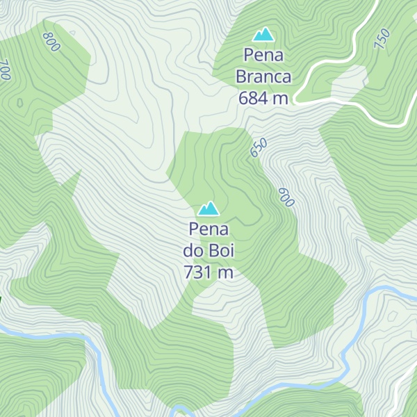 Map of Pena do Boi