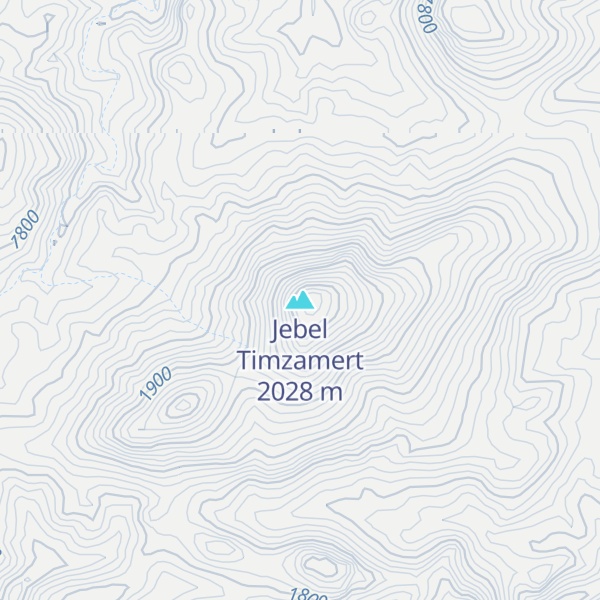 Map of Jebel Timzamert