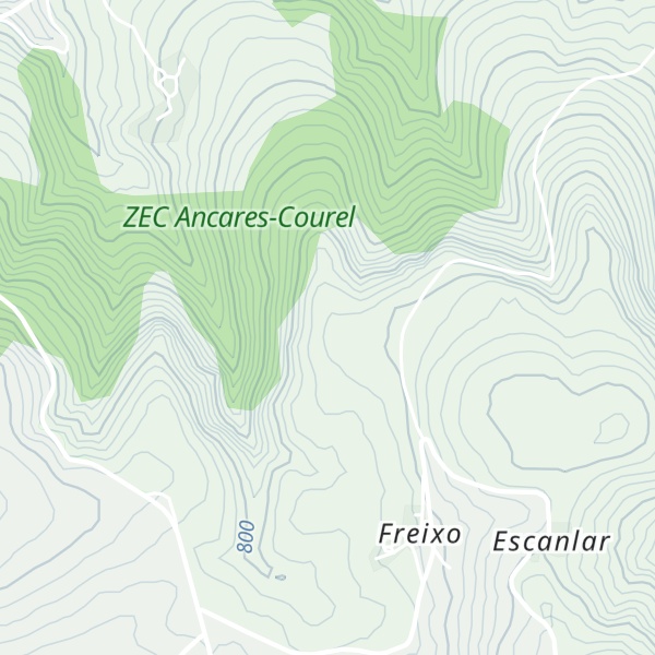 Map of Pena da Louseira