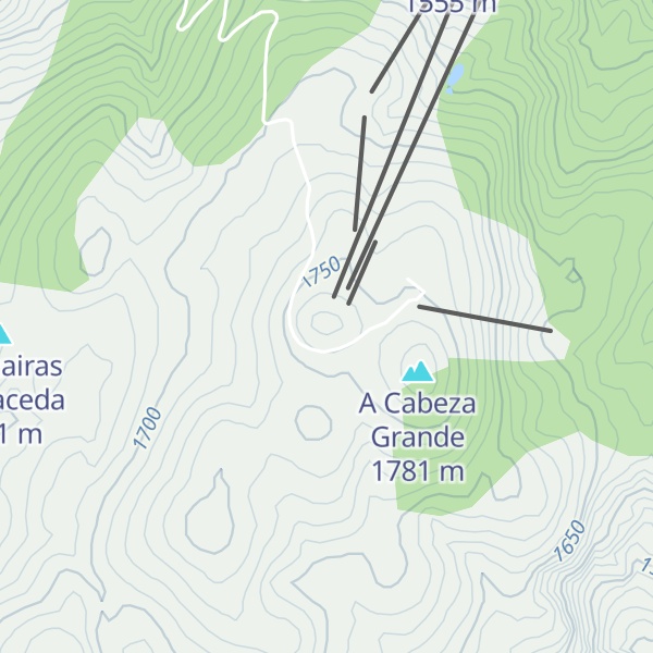 Map of A Cabeza Pequena