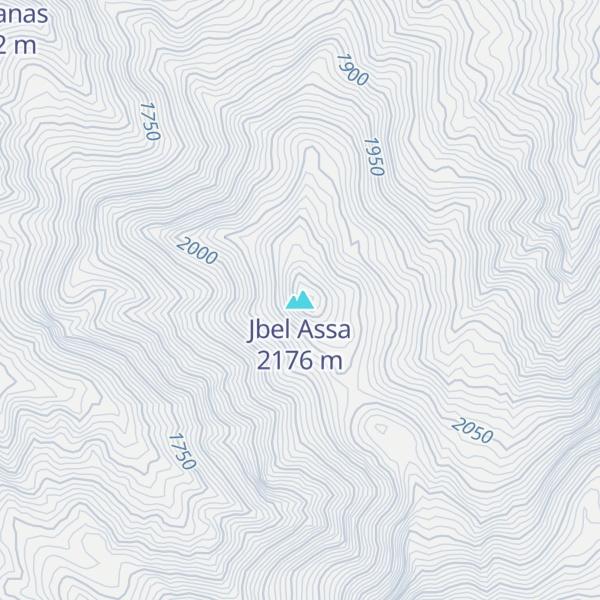 Map of Jbel Assa