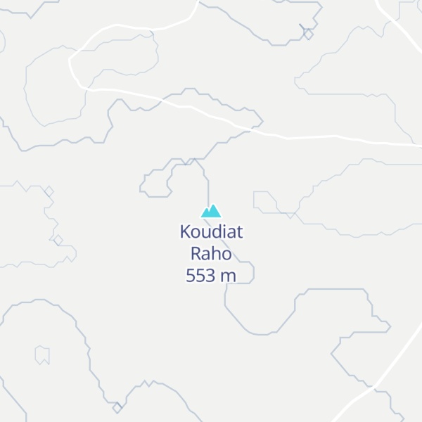Map of Koudiat Raho