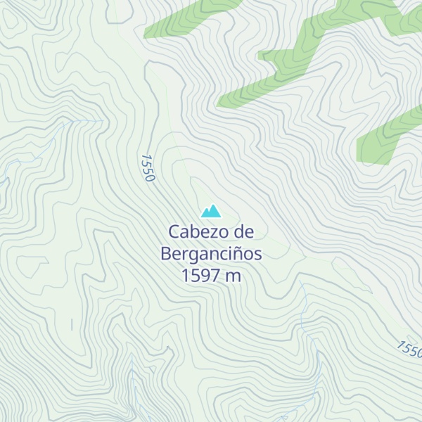 Map of Cabezo de Berganciños