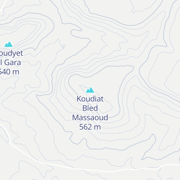 Map of Koudiat Bled Massaoud