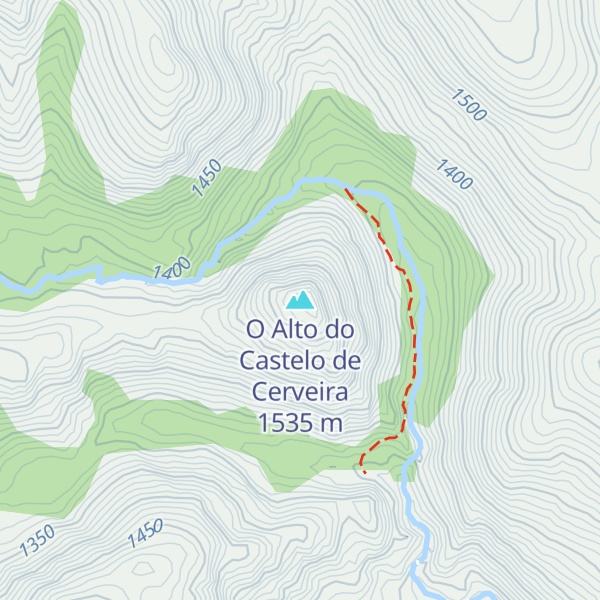 Map of O Alto do Castelo de Cerveira