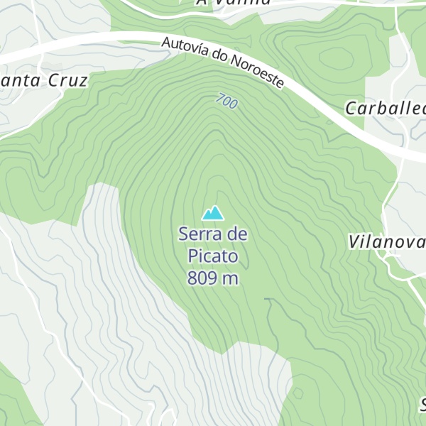 Map of Serra de Picato
