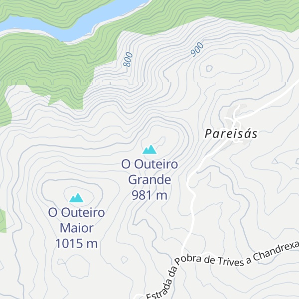 Map of O Outeiro Grande