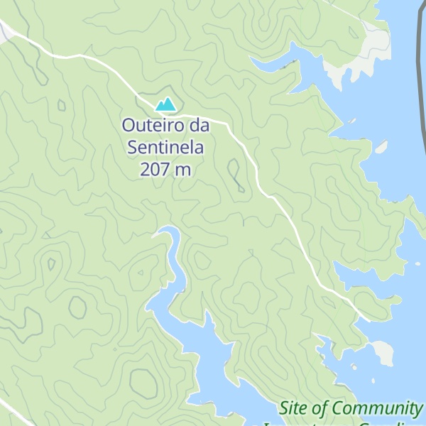 Map of Espinhaço de Cabra