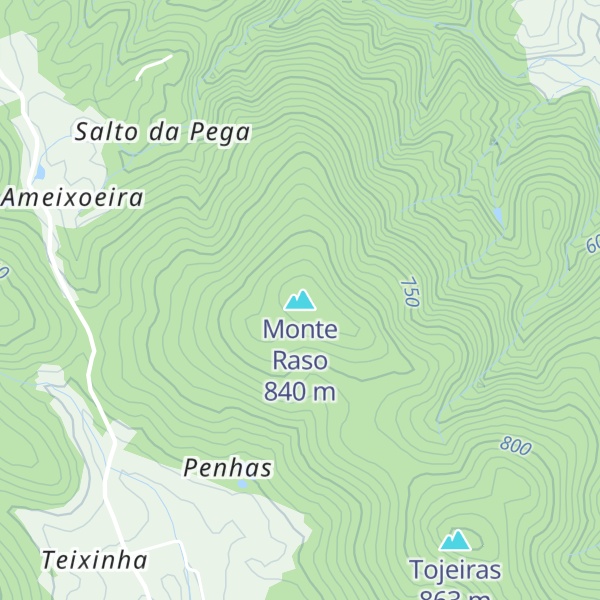 Map of Monte Raso
