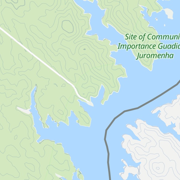 Map of Espinhaço de Cão