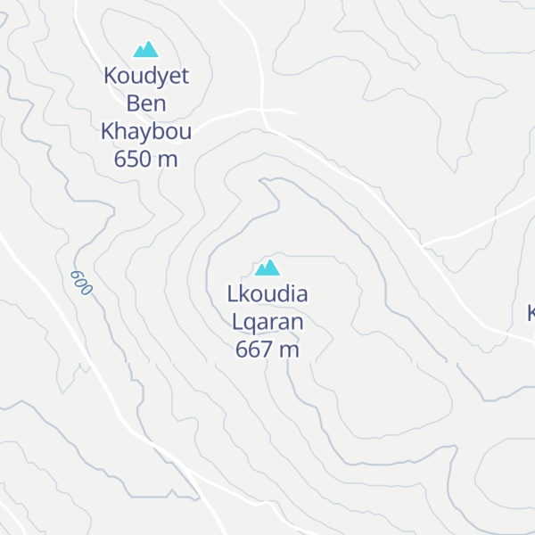 Map of Lkoudia Lqaran