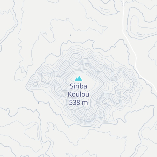 Map of Siriba Koulou