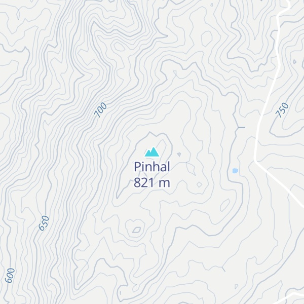 Map of Pinhal