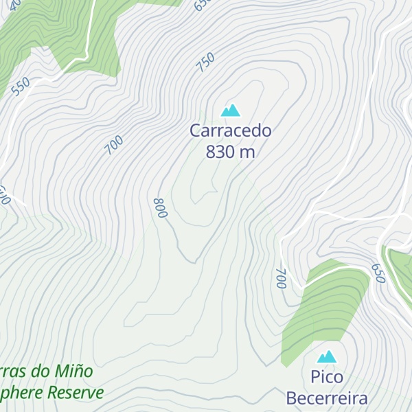 Map of Monte de Carracedo