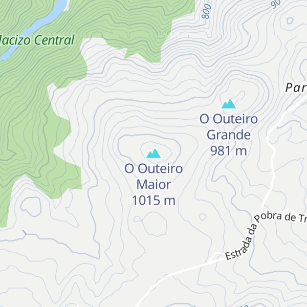 Map of O Outeiro Maior