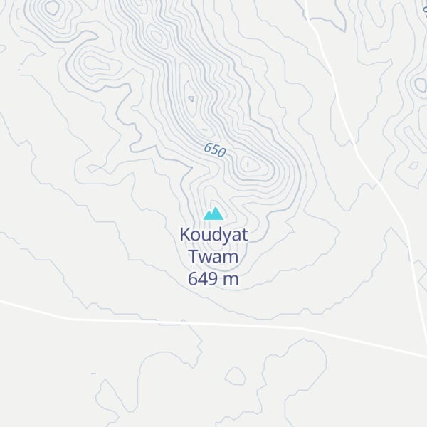 Map of Koudyat Twam