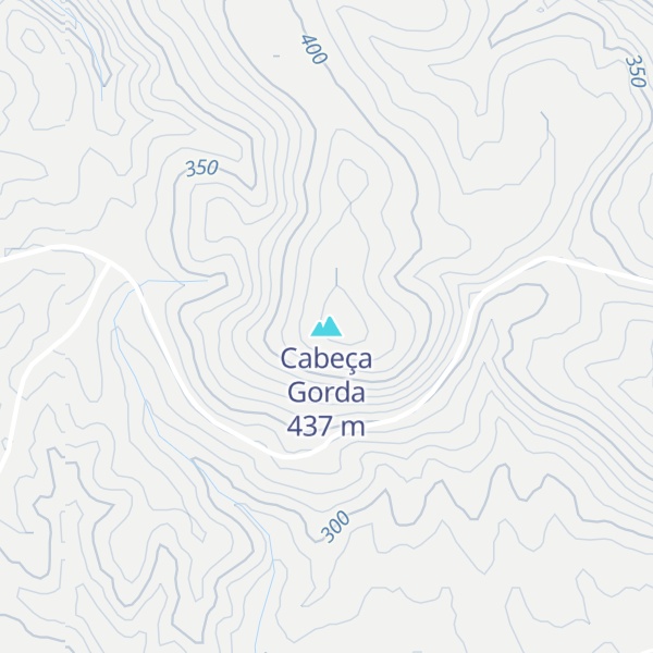Map of Cabeça Gorda