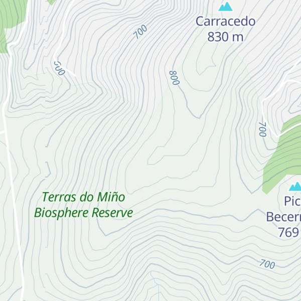 Map of Pena da Veiga