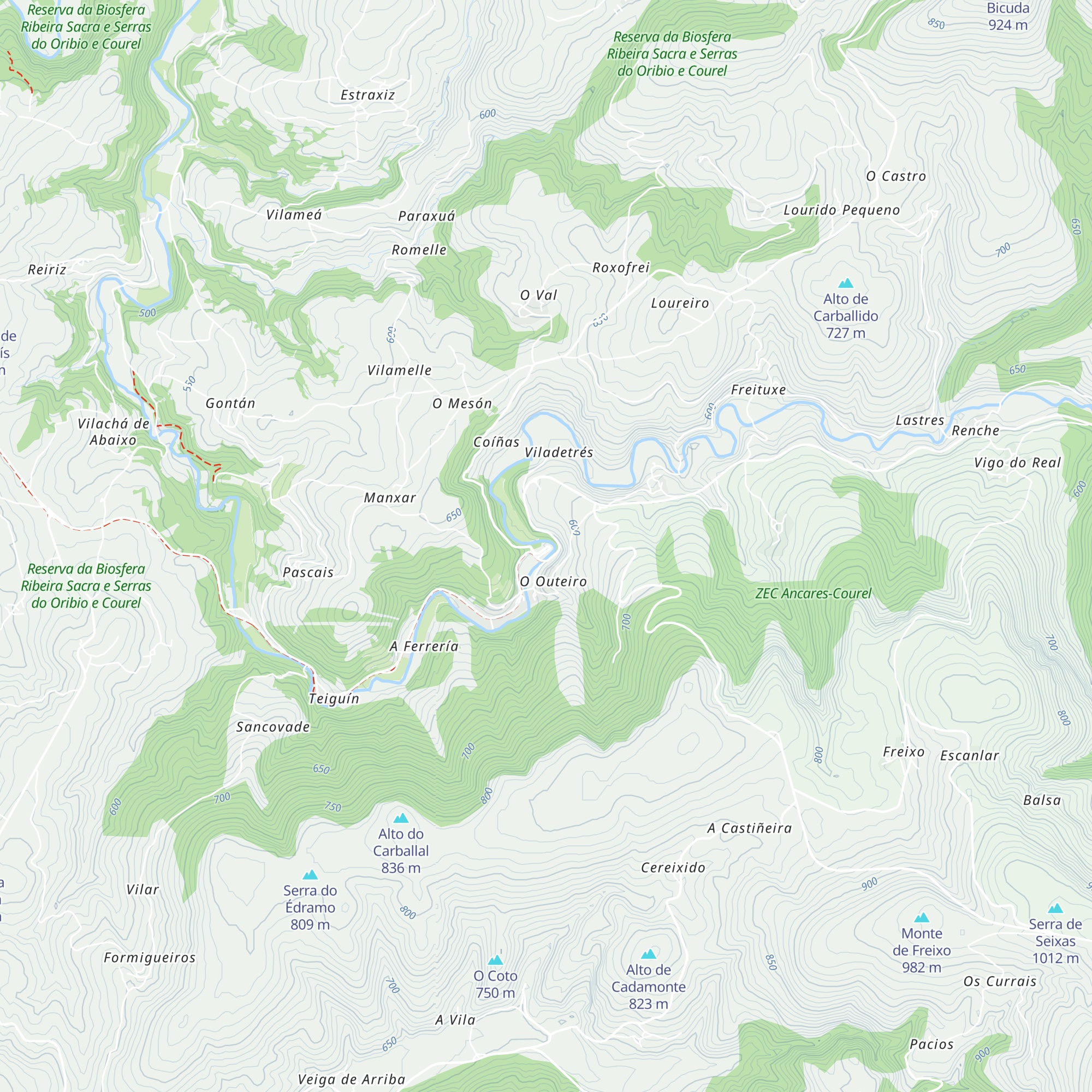 Oficina de Información e Turismo de Samos map