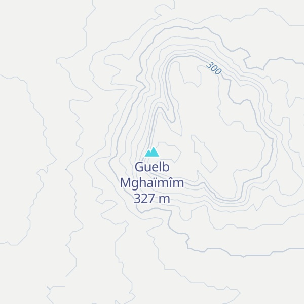 Map of Guelb Mghaïmîm