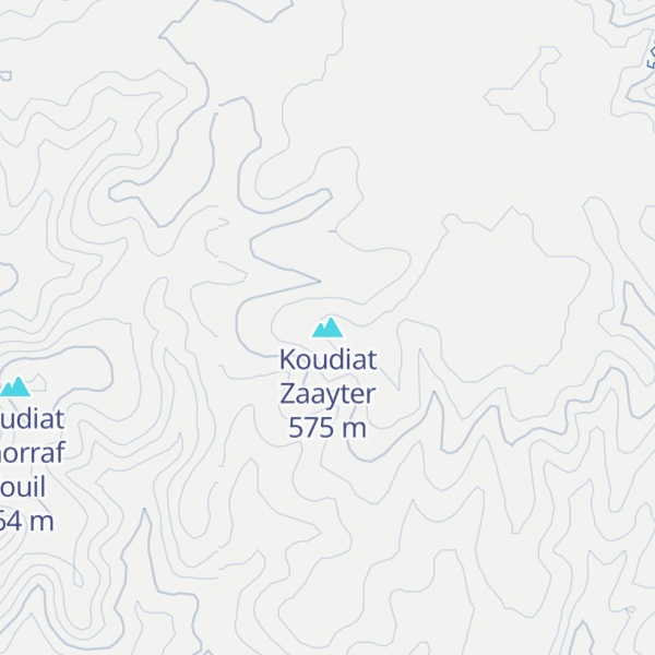 Map of Koudiat Zaayter