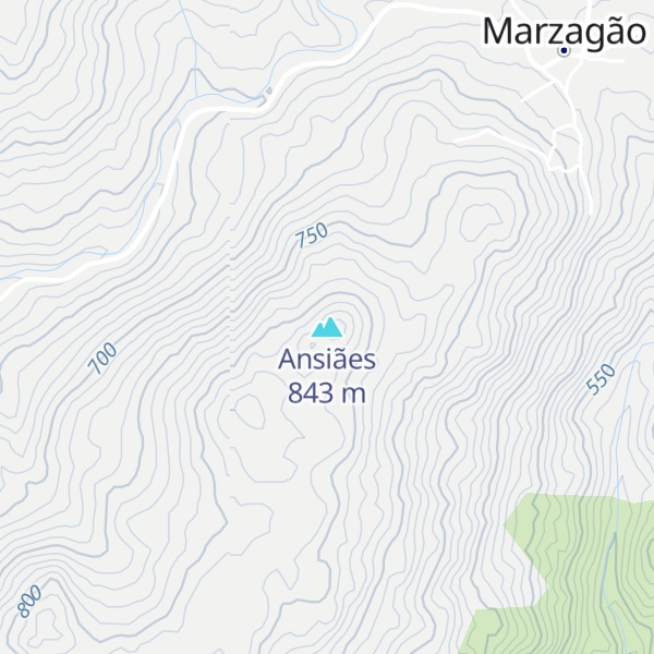 Map of Ansiães