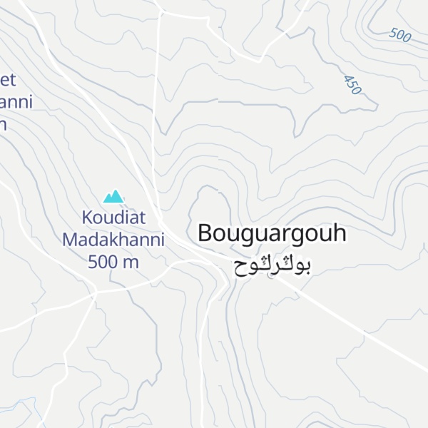 Map of Koudiat Kehallat