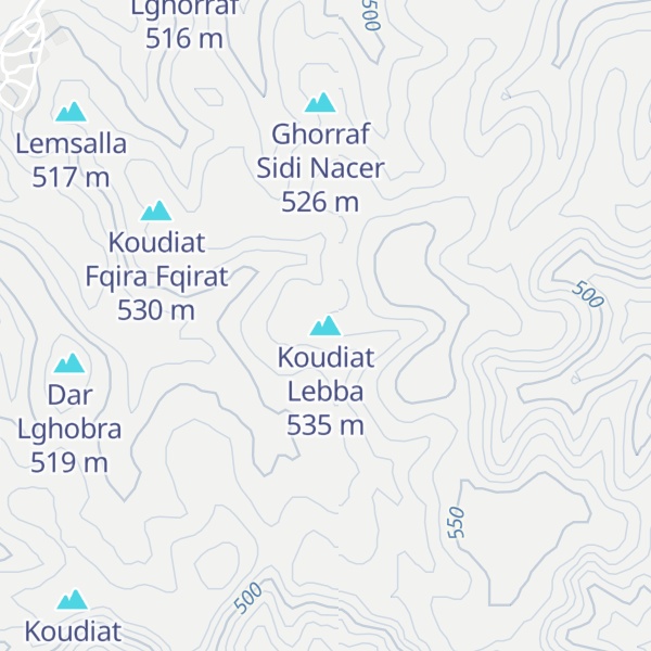 Map of Koudiat Lebba