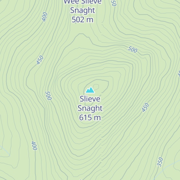 Map of Slieve Snaght