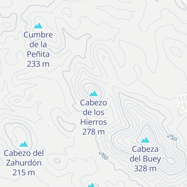 Map of Cabezo de los Hierros
