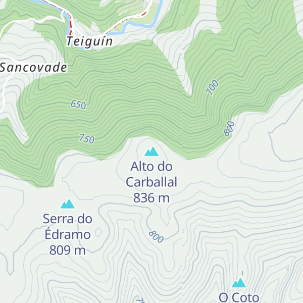 Map of Alto do Carballal