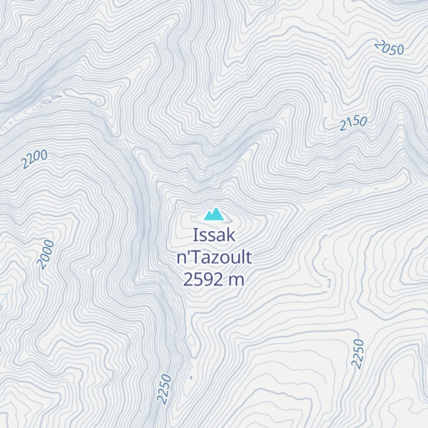 Map of Issak n'Tazoult