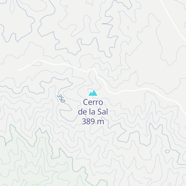 Map of Cerro de la Sal