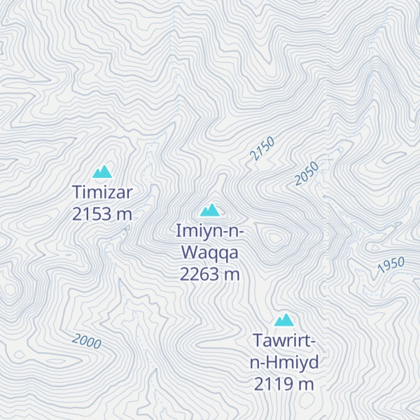 Map of Imiyn-n-Waqqa