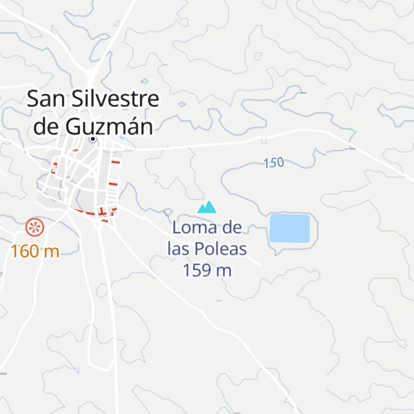 Map of Loma de las Poleas
