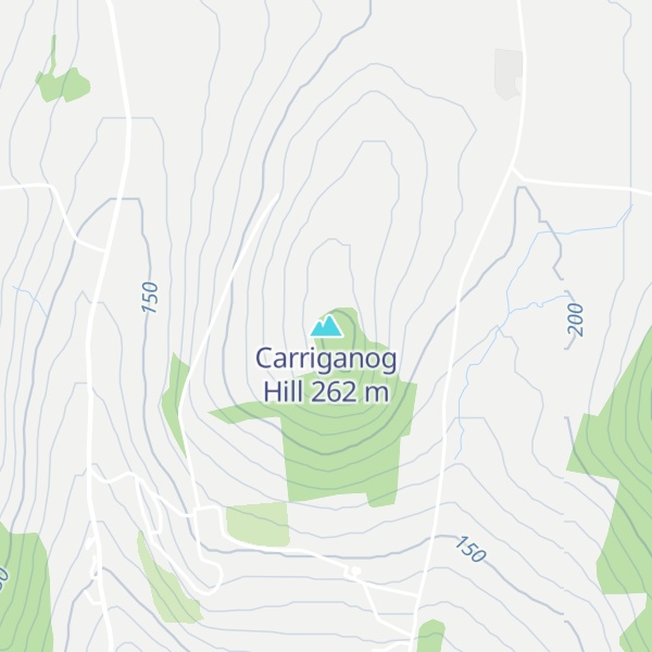 Map of Carriganog Hill