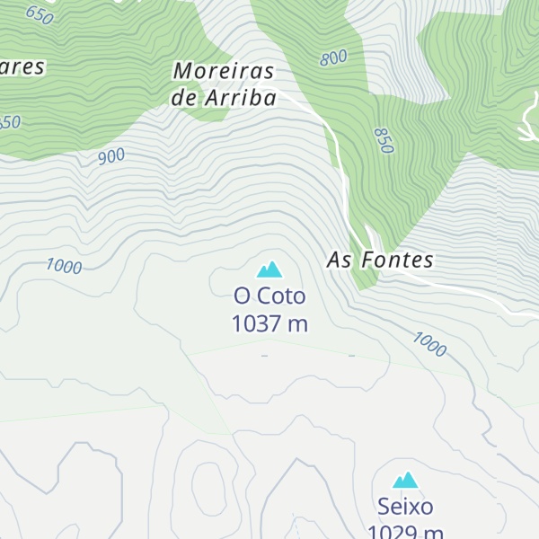 Map of O Coto