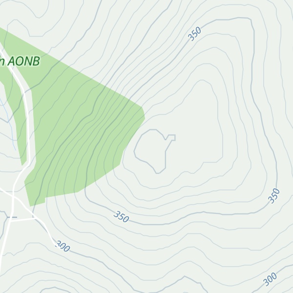 Map of Owenreagh Hill