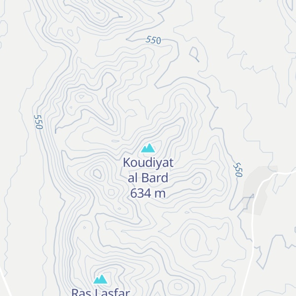 Map of Koudiyat al Bard
