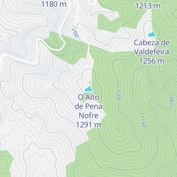 Map of O Alto de Pena Nofre
