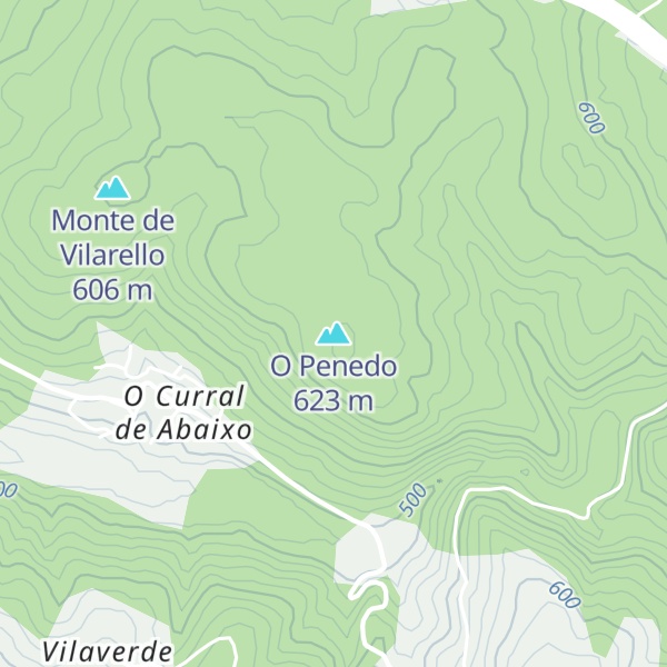 Map of O Penedo