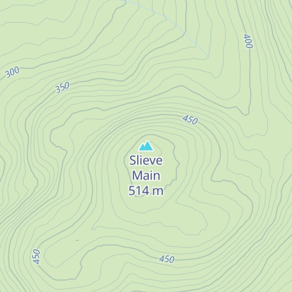 Map of Slieve Main