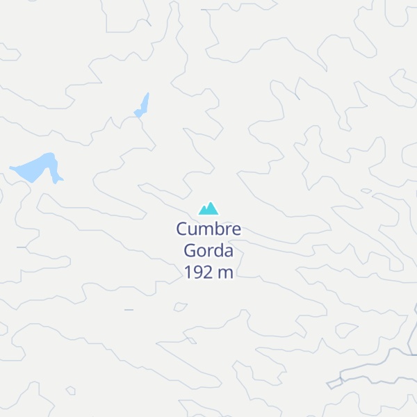 Map of Cumbre Gorda