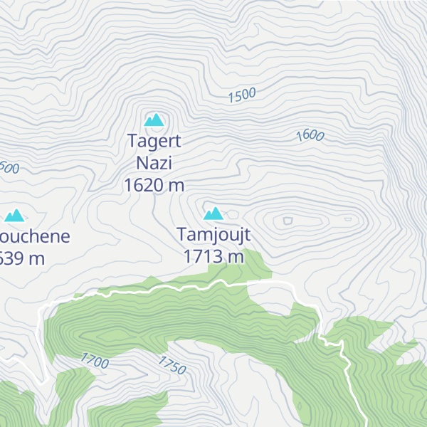 Map of Tamjoujt